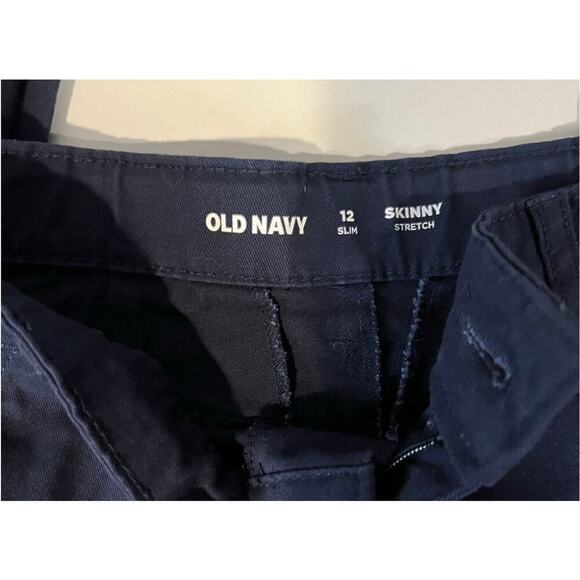Old Navy Skinny Chinos in Dark Blue - Size 12 Slim - Picture 3 of 6